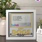 Best Dogs Ever - Crafted Memoirs Photo Frame By Printhaws Creations, Matte White Frame In Topaz Yellow, Sunbeam Bliss Theme (Light, Radiant), 8x8 Frame Holds (4R) Photo -  For Your Pets