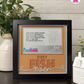 Best Fish Ever - Crafted Memoirs Photo Frame By Printhaws Creations, Matte Black Frame In Citrine Orange, Sunbeam Bliss Theme (Light, Radiant), 8x8 Frame Holds (4R) Photo -  For Your Pets