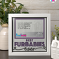 Best Furbabies Ever - Crafted Memoirs Photo Frame By Printhaws Creations, Matte White Frame In Amethyst Purple, Midnight Joy Theme (Dark, Radiant), 8x8 Frame Holds (4R) Photo -  For Your Pets
