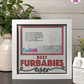 Best Furbabies Ever - Crafted Memoirs Photo Frame By Printhaws Creations, Matte White Frame In Garnet Red, Midnight Joy Theme (Dark, Radiant), 8x8 Frame Holds (4R) Photo -  For Your Pets