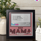 Best Mama Ever - Crafted Memoirs Photo Frame By Printhaws Creations, Matte Black Frame, In A Refined Range Of Colors, 8x8 Frame Holds (4R) Photo - For Mom