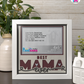 Best Mama Ever - Crafted Memoirs Photo Frame By Printhaws Creations, Matte White Frame, In A Refined Range Of Colors, 8x8 Frame Holds (4R) Photo - For Mom