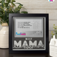 Best Mama Ever - Crafted Memoirs Photo Frame By Printhaws Creations, Matte Black Frame, In A Refined Range Of Colors, 8x8 Frame Holds (4R) Photo - For Mom