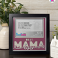 Best Mama Ever - Crafted Memoirs Photo Frame By Printhaws Creations, Matte Black Frame, In A Refined Range Of Colors, 8x8 Frame Holds (4R) Photo - For Mom