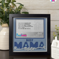 Best Mama Ever - Crafted Memoirs Photo Frame By Printhaws Creations, Matte Black Frame, In A Refined Range Of Colors, 8x8 Frame Holds (4R) Photo - For Mom