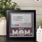 Best Mom Ever - Crafted Memoirs Photo Frame By Printhaws Creations, Matte Black Frame, In A Refined Range Of Colors, 8x8 Frame Holds (4R) Photo - For Mom