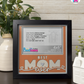 Best Mom Ever - Crafted Memoirs Photo Frame By Printhaws Creations, Matte Black Frame, In A Refined Range Of Colors, 8x8 Frame Holds (4R) Photo - For Mom