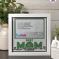 Best Mom Ever - Crafted Memoirs Photo Frame By Printhaws Creations, Matte White Frame, In A Refined Range Of Colors, 8x8 Frame Holds (4R) Photo - For Mom