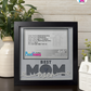 Best Mom Ever - Crafted Memoirs Photo Frame By Printhaws Creations, Matte Black Frame, In A Refined Range Of Colors, 8x8 Frame Holds (4R) Photo - For Mom