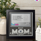 Best Mom Ever - Crafted Memoirs Photo Frame By Printhaws Creations, Matte Black Frame, In A Refined Range Of Colors, 8x8 Frame Holds (4R) Photo - For Mom
