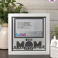 Best Mom Ever - Crafted Memoirs Photo Frame By Printhaws Creations, Matte White Frame, In A Refined Range Of Colors, 8x8 Frame Holds (4R) Photo - For Mom