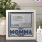 Best Momma Ever - Crafted Memoirs Photo Frame By Printhaws Creations, Matte White Frame, In A Refined Range Of Colors, 8x8 Frame Holds (4R) Photo - For Mom