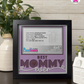 Best Mommy Ever - Crafted Memoirs Photo Frame By Printhaws Creations, Matte Black Frame, In A Refined Range Of Colors, 8x8 Frame Holds (4R) Photo - For Mom