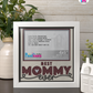 Best Mommy Ever - Crafted Memoirs Photo Frame By Printhaws Creations, Matte White Frame, In A Refined Range Of Colors, 8x8 Frame Holds (4R) Photo - For Mom