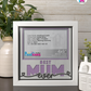 Best Mum Ever - Crafted Memoirs Photo Frame By Printhaws Creations, Matte White Frame, In A Refined Range Of Colors, 8x8 Frame Holds (4R) Photo - For Mom