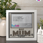 Best Mum Ever - Crafted Memoirs Photo Frame By Printhaws Creations, Matte White Frame, In A Refined Range Of Colors, 8x8 Frame Holds (4R) Photo - For Mom