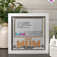 Best Mum Ever - Crafted Memoirs Photo Frame By Printhaws Creations, Matte White Frame, In A Refined Range Of Colors, 8x8 Frame Holds (4R) Photo - For Mom