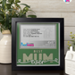 Best Mum Ever - Crafted Memoirs Photo Frame By Printhaws Creations, Matte Black Frame, In A Refined Range Of Colors, 8x8 Frame Holds (4R) Photo - For Mom