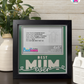 Best Mum Ever - Crafted Memoirs Photo Frame By Printhaws Creations, Matte Black Frame, In A Refined Range Of Colors, 8x8 Frame Holds (4R) Photo - For Mom