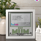 Best Mum Ever - Crafted Memoirs Photo Frame By Printhaws Creations, Matte White Frame, In A Refined Range Of Colors, 8x8 Frame Holds (4R) Photo - For Mom