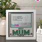 Best Mum Ever - Crafted Memoirs Photo Frame By Printhaws Creations, Matte White Frame, In A Refined Range Of Colors, 8x8 Frame Holds (4R) Photo - For Mom