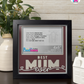 Best Mum Ever - Crafted Memoirs Photo Frame By Printhaws Creations, Matte Black Frame, In A Refined Range Of Colors, 8x8 Frame Holds (4R) Photo - For Mom