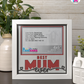 Best Mum Ever - Crafted Memoirs Photo Frame By Printhaws Creations, Matte White Frame, In A Refined Range Of Colors, 8x8 Frame Holds (4R) Photo - For Mom