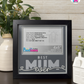 Best Mum Ever - Crafted Memoirs Photo Frame By Printhaws Creations, Matte Black Frame, In A Refined Range Of Colors, 8x8 Frame Holds (4R) Photo - For Mom