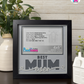 Best Mum Ever - Crafted Memoirs Photo Frame By Printhaws Creations, Matte Black Frame, In A Refined Range Of Colors, 8x8 Frame Holds (4R) Photo - For Mom