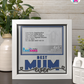 Best Mum Ever - Crafted Memoirs Photo Frame By Printhaws Creations, Matte White Frame, In A Refined Range Of Colors, 8x8 Frame Holds (4R) Photo - For Mom