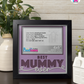 Best Mummy Ever - Crafted Memoirs Photo Frame By Printhaws Creations, Matte Black Frame, In A Refined Range Of Colors, 8x8 Frame Holds (4R) Photo - For Mom