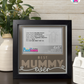 Best Mummy Ever - Crafted Memoirs Photo Frame By Printhaws Creations, Matte Black Frame, In A Refined Range Of Colors, 8x8 Frame Holds (4R) Photo - For Mom