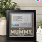 Best Mummy Ever - Crafted Memoirs Photo Frame By Printhaws Creations, Matte Black Frame, In A Refined Range Of Colors, 8x8 Frame Holds (4R) Photo - For Mom