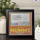 Best Mummy Ever - Crafted Memoirs Photo Frame By Printhaws Creations, Matte Black Frame, In A Refined Range Of Colors, 8x8 Frame Holds (4R) Photo - For Mom