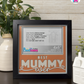 Best Mummy Ever - Crafted Memoirs Photo Frame By Printhaws Creations, Matte Black Frame, In A Refined Range Of Colors, 8x8 Frame Holds (4R) Photo - For Mom