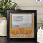 Best Nanay Ever - Crafted Memoirs Photo Frame By Printhaws Creations, Matte Black Frame, In A Refined Range Of Colors, 8x8 Frame Holds (4R) Photo - For Mom