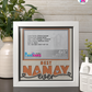 Best Nanay Ever - Crafted Memoirs Photo Frame By Printhaws Creations, Matte White Frame, In A Refined Range Of Colors, 8x8 Frame Holds (4R) Photo - For Mom