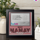 Best Nanay Ever - Crafted Memoirs Photo Frame By Printhaws Creations, Matte Black Frame, In A Refined Range Of Colors, 8x8 Frame Holds (4R) Photo - For Mom