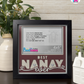 Best Nanay Ever - Crafted Memoirs Photo Frame By Printhaws Creations, Matte Black Frame, In A Refined Range Of Colors, 8x8 Frame Holds (4R) Photo - For Mom