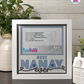 Best Nanay Ever - Crafted Memoirs Photo Frame By Printhaws Creations, Matte White Frame, In A Refined Range Of Colors, 8x8 Frame Holds (4R) Photo - For Mom