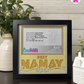 Best Nanay Ever - Crafted Memoirs Photo Frame By Printhaws Creations, Matte Black Frame, In A Refined Range Of Colors, 8x8 Frame Holds (4R) Photo - For Mom