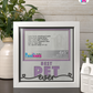 Best Pet Ever - Crafted Memoirs Photo Frame By Printhaws Creations, Matte White Frame In Amethyst Purple, Sunbeam Bliss Theme (Light, Radiant), 8x8 Frame Holds (4R) Photo -  For Your Pets
