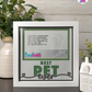 Best Pet Ever - Crafted Memoirs Photo Frame By Printhaws Creations, Matte White Frame In Emerald Green, Midnight Joy Theme (Dark, Radiant), 8x8 Frame Holds (4R) Photo -  For Your Pets