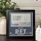 Best Pet Ever - Crafted Memoirs Photo Frame By Printhaws Creations, Matte Black Frame In Moonstone Gray, Midnight Joy Theme (Dark, Radiant), 8x8 Frame Holds (4R) Photo -  For Your Pets