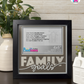 Family Goals - Crafted Memoirs Photo Frame By Printhaws Creations, Matte Black Frame In Boulder Brown, Heirloom Glory Theme (Vintage, Timeless), 8x8 Frame Holds (4R) Photo -  For Family Moments Together