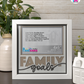 Family Goals - Crafted Memoirs Photo Frame By Printhaws Creations, Matte White Frame In Boulder Brown, Morning Harmony Theme (Light, Timeless), 8x8 Frame Holds (4R) Photo -  For Family Moments Together