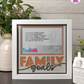 Family Goals - Crafted Memoirs Photo Frame By Printhaws Creations, Matte White Frame In Citrine Orange, Heirloom Glory Theme (Vintage, Timeless), 8x8 Frame Holds (4R) Photo -  For Family Moments Together