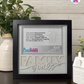 Family Goals - Crafted Memoirs Photo Frame By Printhaws Creations, Matte Black Frame In Diamond White, Nightfall Affection Theme (Dark, Timeless), 8x8 Frame Holds (4R) Photo -  For Family Moments Together
