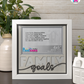 Family Goals - Crafted Memoirs Photo Frame By Printhaws Creations, Matte White Frame In Diamond White, Heirloom Glory Theme (Vintage, Timeless), 8x8 Frame Holds (4R) Photo -  For Family Moments Together
