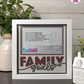 Family Goals - Crafted Memoirs Photo Frame By Printhaws Creations, Matte White Frame In Garnet Red, Heirloom Glory Theme (Vintage, Timeless), 8x8 Frame Holds (4R) Photo -  For Family Moments Together